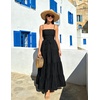 image:imageScarlet Darkness Long Skirts for Women Flowy Tiered Renaissance Maxi SkirtBlack