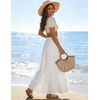 image:imageScarlet Darkness Long Skirts for Women Flowy Tiered Renaissance Maxi SkirtWhite