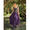 image:imageScarlet Darkness Long Skirts for Women Ruffled Flowy Renaissance Maxi SkirtDeep Purple