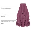 image:imageScarlet Darkness Long Skirts for Women Ruffled Flowy Renaissance Maxi SkirtDusty Plum