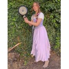 image:imageScarlet Darkness Long Skirts for Women Ruffled Flowy Renaissance Maxi SkirtLight Purple