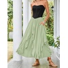 image:imageScarlet Darkness Long Skirts for Women Ruffled Flowy Renaissance Maxi SkirtMint Green