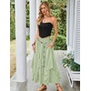 image:imageScarlet Darkness Long Skirts for Women Ruffled Flowy Renaissance Maxi SkirtMint Green