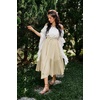image:imageScarlet Darkness Maxi Skirts for Women Flowy Boho Renaissance SkirtBeige