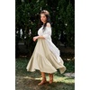 image:imageScarlet Darkness Maxi Skirts for Women Flowy Boho Renaissance SkirtBeige