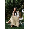 image:imageScarlet Darkness Maxi Skirts for Women Flowy Boho Renaissance SkirtBeige