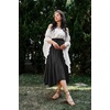 image:imageScarlet Darkness Maxi Skirts for Women Flowy Boho Renaissance SkirtBlack