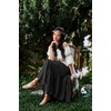 image:imageScarlet Darkness Maxi Skirts for Women Flowy Boho Renaissance SkirtBlack