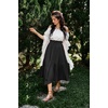 image:imageScarlet Darkness Maxi Skirts for Women Flowy Boho Renaissance SkirtBlack