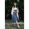 image:imageScarlet Darkness Maxi Skirts for Women Flowy Boho Renaissance SkirtBlue