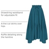 image:imageScarlet Darkness Maxi Skirts for Women Flowy Boho Renaissance SkirtBlue Green