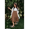 image:imageScarlet Darkness Maxi Skirts for Women Flowy Boho Renaissance SkirtCinnamon Swirl