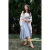 image:imageScarlet Darkness Maxi Skirts for Women Flowy Boho Renaissance SkirtLight Blue