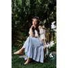 image:imageScarlet Darkness Maxi Skirts for Women Flowy Boho Renaissance SkirtLight Blue