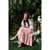 image:imageScarlet Darkness Maxi Skirts for Women Flowy Boho Renaissance SkirtLight Pink
