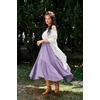image:imageScarlet Darkness Maxi Skirts for Women Flowy Boho Renaissance SkirtLight Purple