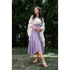 image:imageScarlet Darkness Maxi Skirts for Women Flowy Boho Renaissance SkirtLight Purple