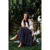 image:imageScarlet Darkness Maxi Skirts for Women Flowy Boho Renaissance SkirtNavy