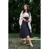 image:imageScarlet Darkness Maxi Skirts for Women Flowy Boho Renaissance SkirtNavy