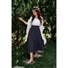 image:imageScarlet Darkness Maxi Skirts for Women Flowy Boho Renaissance SkirtNavy