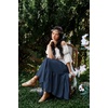 image:imageScarlet Darkness Maxi Skirts for Women Flowy Boho Renaissance SkirtNavy Blue