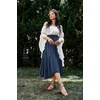 image:imageScarlet Darkness Maxi Skirts for Women Flowy Boho Renaissance SkirtNavy Blue
