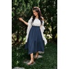 image:imageScarlet Darkness Maxi Skirts for Women Flowy Boho Renaissance SkirtNavy Blue