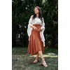 image:imageScarlet Darkness Maxi Skirts for Women Flowy Boho Renaissance SkirtOrange