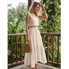 image:imageScarlet Darkness Maxi Skirts for Women Flowy Boho Renaissance SkirtOyster White