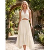 image:imageScarlet Darkness Maxi Skirts for Women Flowy Boho Renaissance SkirtOyster White