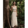 image:imageScarlet Darkness Maxi Skirts for Women Flowy Boho Renaissance SkirtOyster White