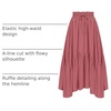 image:imageScarlet Darkness Maxi Skirts for Women Flowy Boho Renaissance SkirtPink