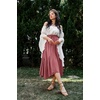 image:imageScarlet Darkness Maxi Skirts for Women Flowy Boho Renaissance SkirtPink