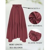image:imageScarlet Darkness Maxi Skirts for Women Flowy Boho Renaissance SkirtRed