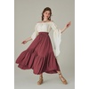 image:imageScarlet Darkness Maxi Skirts for Women Flowy Boho Renaissance SkirtRed