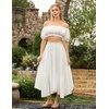 image:imageScarlet Darkness Maxi Skirts for Women Flowy Boho Renaissance SkirtWhite