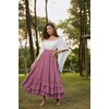 image:imageScarlet Darkness Maxi Skirts for Women Renaissance Long Flowy Tiered SkirtDusty Pink