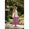 image:imageScarlet Darkness Maxi Skirts for Women Renaissance Long Flowy Tiered SkirtDusty Pink