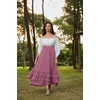 image:imageScarlet Darkness Maxi Skirts for Women Renaissance Long Flowy Tiered SkirtDusty Pink