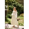 image:imageScarlet Darkness Maxi Skirts for Women Renaissance Long Flowy Tiered SkirtLight Beige