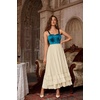 image:imageScarlet Darkness Maxi Skirts for Women Renaissance Long Flowy Tiered SkirtLight Beige