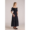 image:imageScarlet Darkness Off Shoulder Puff Sleeve Renaissance Cottage Pirate DressBlack