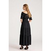 image:imageScarlet Darkness Off Shoulder Puff Sleeve Renaissance Cottage Pirate DressBlack