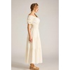 image:imageScarlet Darkness Off Shoulder Puff Sleeve Renaissance Cottage Pirate DressOyster White