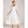 image:imageScarlet Darkness Off Shoulder Puff Sleeve Renaissance Cottage Pirate DressWhite