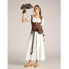 image:imageScarlet Darkness Off Shoulder Puff Sleeve Renaissance Cottage Pirate DressWhite