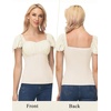image:imageScarlet Darkness Off the Shoulder Tops for Women Renaissance Pirate ShirtBeige