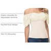 image:imageScarlet Darkness Off the Shoulder Tops for Women Renaissance Pirate ShirtBeige