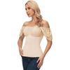 image:imageScarlet Darkness Off the Shoulder Tops for Women Renaissance Pirate ShirtCream