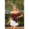 image:imageScarlet Darkness Off the Shoulder Tops for Women Renaissance Pirate ShirtOrange
